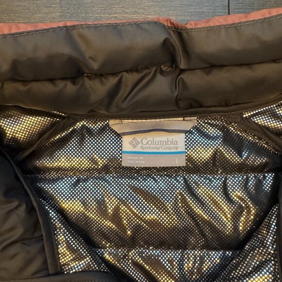 Columbia Maroon Omni Heat Jacket - L - Like New - Picture 3 of 3